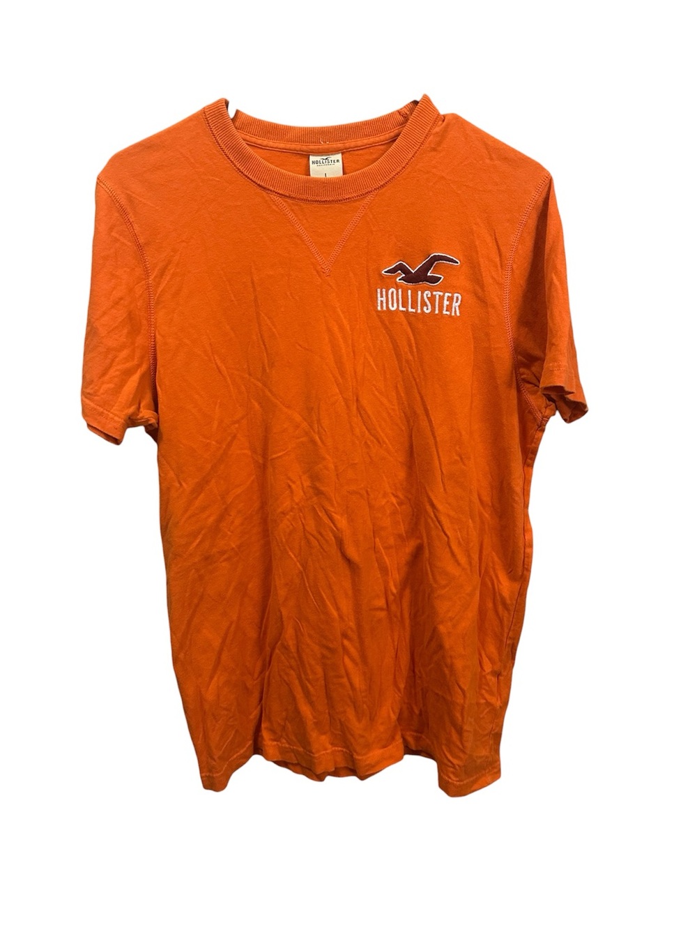 Hollister Orange Tee Large